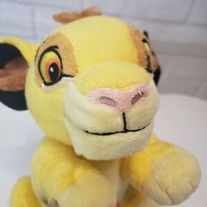 Adorable Vintage 90s Disney Baby Lion King Simba Cub Plush 10" Stuffed Animal
